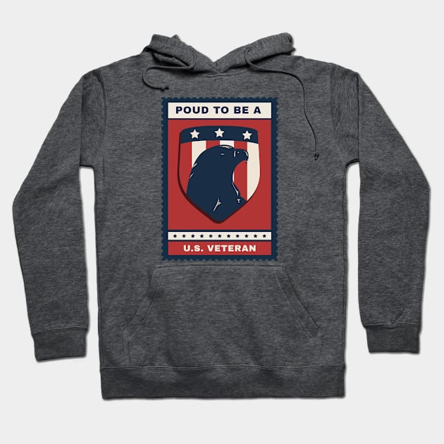 Proud to be a US Veteran Hoodie by Freedom & Liberty Apparel